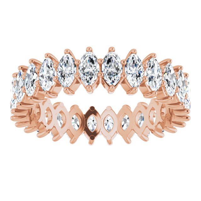 3.12 ct. Marquise Diamond Eternity Band-VIRABYANI